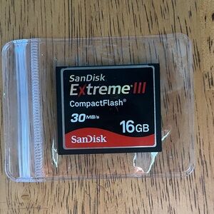 Sandisk Extreme III 16gb CF card